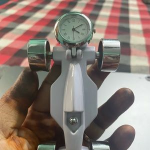 White car + watch on top of it - brand new